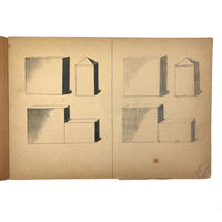 SOLD Agnes Raiche's Completed Krone's 1882 Primary Course Drawing Book