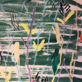 Kid Made Crayon & Watercolor Drawing with Branches and Butterfly by Laura Smiley
