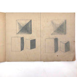 SOLD Agnes Raiche's Completed Krone's 1882 Primary Course Drawing Book