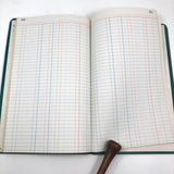 Unused Great Looking D.E. Ledger Hardcover Ledger Book with Alpha Index