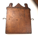 Charming Large Two Drawer Tabletop Folk Art Chest with Mirror