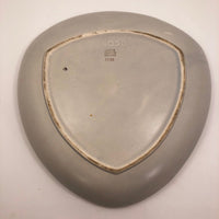 West German Georg Schmider Vintage Mid-Century Triangular Bowl Designed by Anneliese Beckh