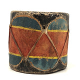 Beautiful Small Cochiti Pueblo Painted Handheld Drum with Handle