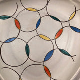West German Georg Schmider Vintage Mid-Century Triangular Bowl Designed by Anneliese Beckh