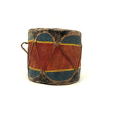 Beautiful Small Cochiti Pueblo Painted Handheld Drum with Handle