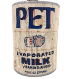Folk Art Painted PET Can Pierced by Can Opener