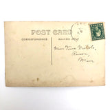 Pound of Tea Island, Casco Bay, Maine, Real Photo Postcard with Secret Code Writing