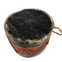 Beautiful Small Cochiti Pueblo Painted Handheld Drum with Handle