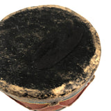 Beautiful Small Cochiti Pueblo Painted Handheld Drum with Handle