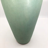 Stunning Tall Matte Green Glazed Arts and Crafts Pottery Vase