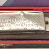 M. Hohner 1920s German "Super Chromonica" Harmonica in Original Box, Key of G