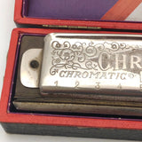 M. Hohner 1920s German "Super Chromonica" Harmonica in Original Box, Key of G
