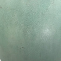 Stunning Tall Matte Green Glazed Arts and Crafts Pottery Vase