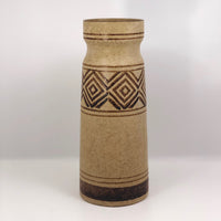 Tall Pottery Craft California Mid-Century Stoneware Vase