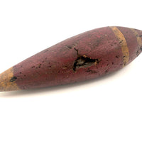 Large, Very Beautiful Antique Carved Wood and Cork Fishing Float