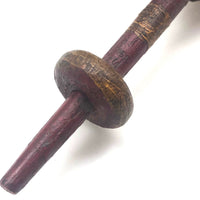 Large, Very Beautiful Antique Carved Wood and Cork Fishing Float