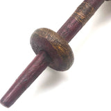 Large, Very Beautiful Antique Carved Wood and Cork Fishing Float