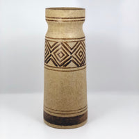 Tall Pottery Craft California Mid-Century Stoneware Vase