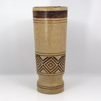 Tall Pottery Craft California Mid-Century Stoneware Vase
