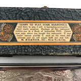 M. Hohner 1920s German "Super Chromonica" Harmonica in Original Box, Key of G