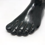 Curious Foot Shaped Old Metal Pin Cushion
