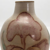 Studio Pottery Budvase With Pink Iris