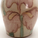 Studio Pottery Budvase With Pink Iris