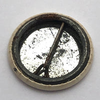 Keith Haring "Two Figures" Original Vintage Pinback Button, Mid 1980s