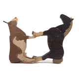 Old Painted Wooden Horse and Cow!