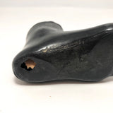 Curious Foot Shaped Old Metal Pin Cushion