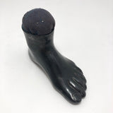 Curious Foot Shaped Old Metal Pin Cushion