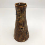 Ceramic Vase With Trompe l'Oeil Bark Pattern