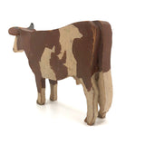 Old Painted Wooden Horse and Cow!
