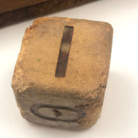 Rare, Unusual Early Rubber Alphabet Blocks