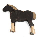 Old Painted Wooden Horse and Cow!