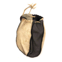 Nice Old Leather Marbles Bag