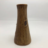 Ceramic Vase With Trompe l'Oeil Bark Pattern