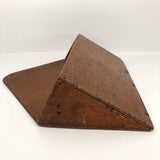 Primitive Wooden Letter Holder or Wall Pocket