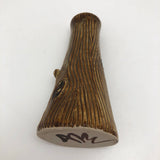 Ceramic Vase With Trompe l'Oeil Bark Pattern