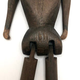 Wonderful Old Carved, Articulated Wooden Dancing Doll