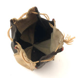 Nice Old Leather Marbles Bag
