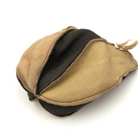 Nice Old Leather Marbles Bag