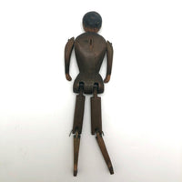 Wonderful Old Carved, Articulated Wooden Dancing Doll