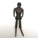 Wonderful Old Carved, Articulated Wooden Dancing Doll