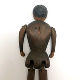 Wonderful Old Carved, Articulated Wooden Dancing Doll