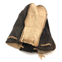 Nice Old Leather Marbles Bag