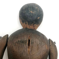 Wonderful Old Carved, Articulated Wooden Dancing Doll