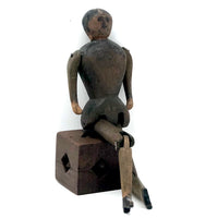 Wonderful Old Carved, Articulated Wooden Dancing Doll