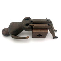 Wonderful Old Carved, Articulated Wooden Dancing Doll