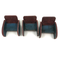 Fabulous Late 40s-early 50s Handmade Miniature Modernist Chairs